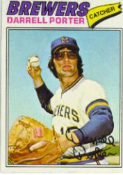 1977 Topps Baseball Cards      214     Darrell Porter